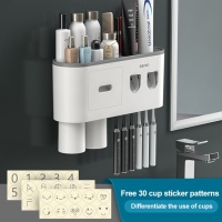 bathroom-magnetic-adsorption-inverted-toothbrush-holder-wall-automatic-toothpaste-squeezer-storage-rack